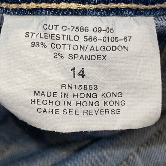 Zena Jeans‎ Embroidered with flowers, size 14 - Picture 5 of 16